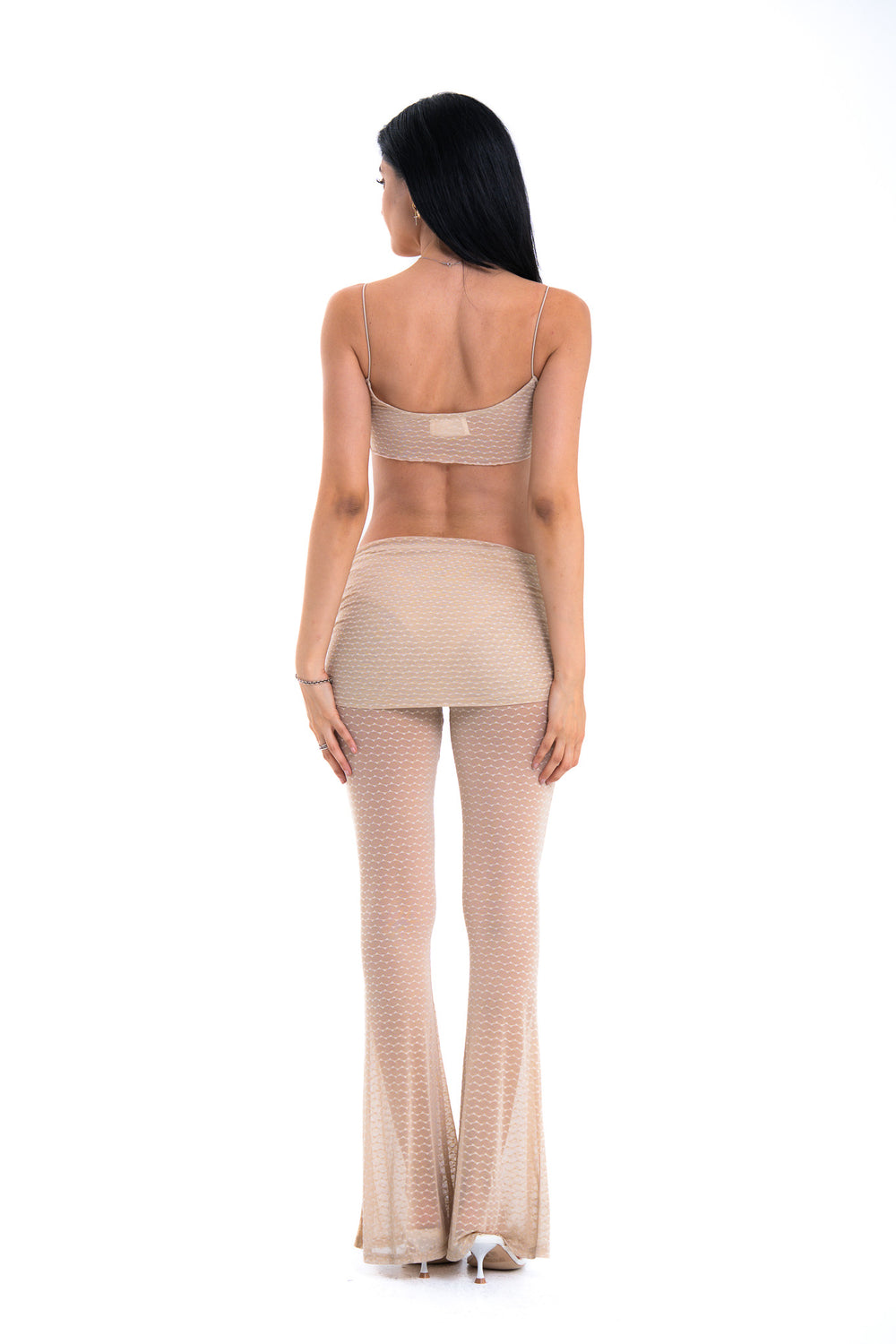 Barely There Mesh Two-Piece Set