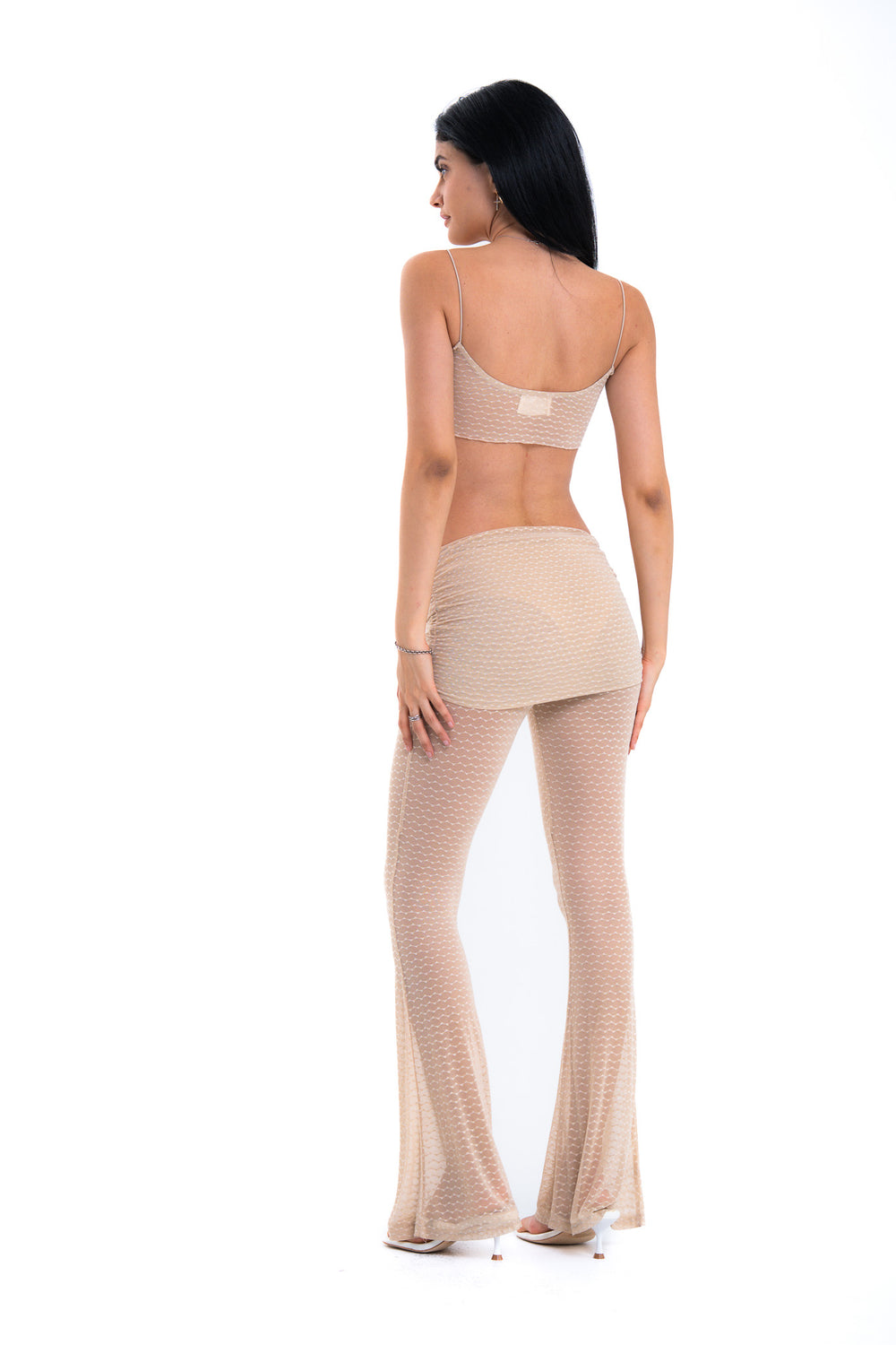 Barely There Mesh Two-Piece Set