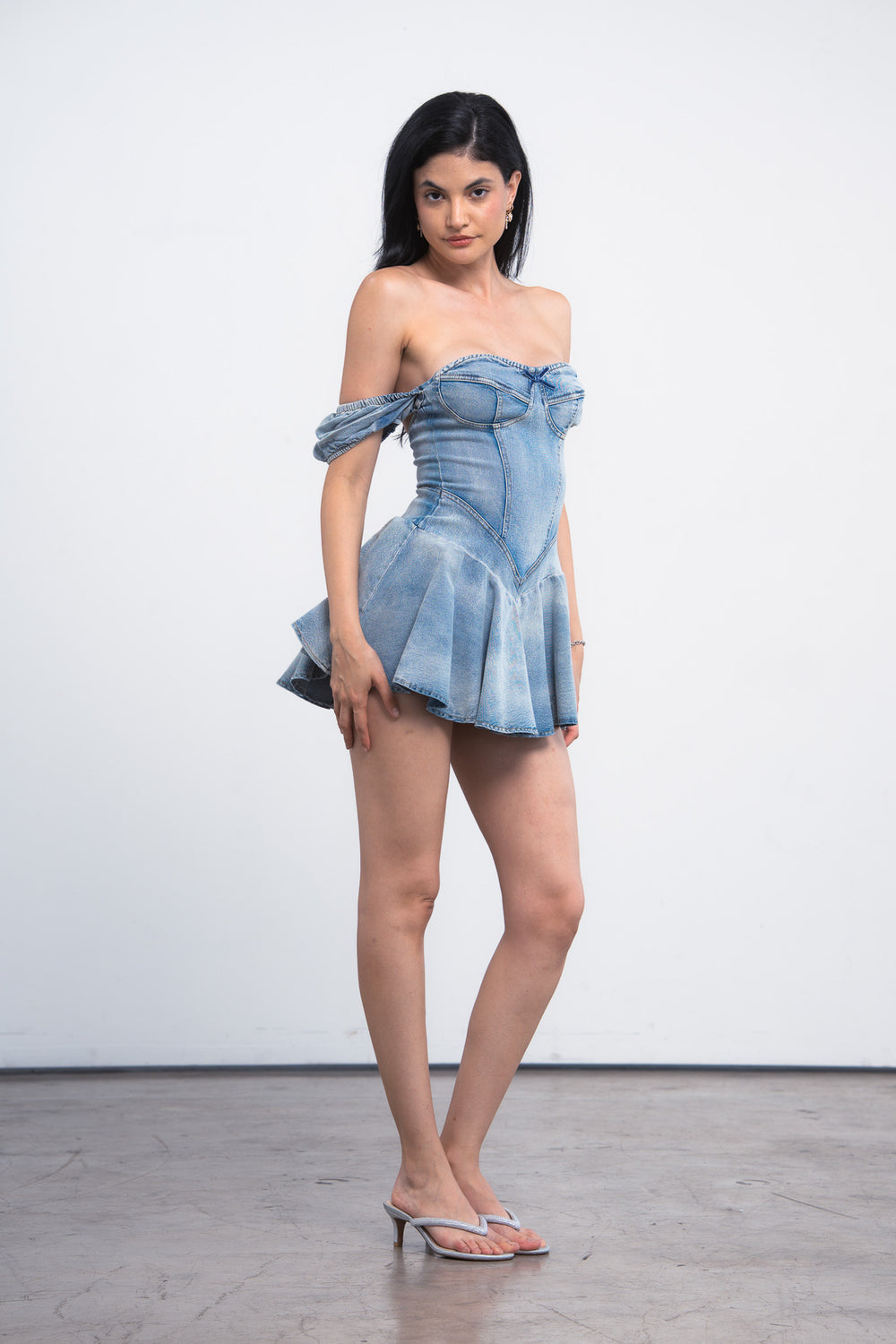Rebecca Denim Mini Dress